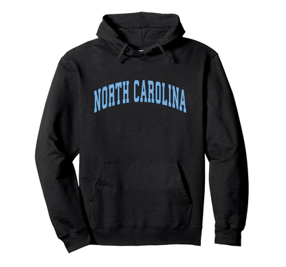 North Carolina Nc Athletic Sports Hoodie - Fun Novelty Design for Adults