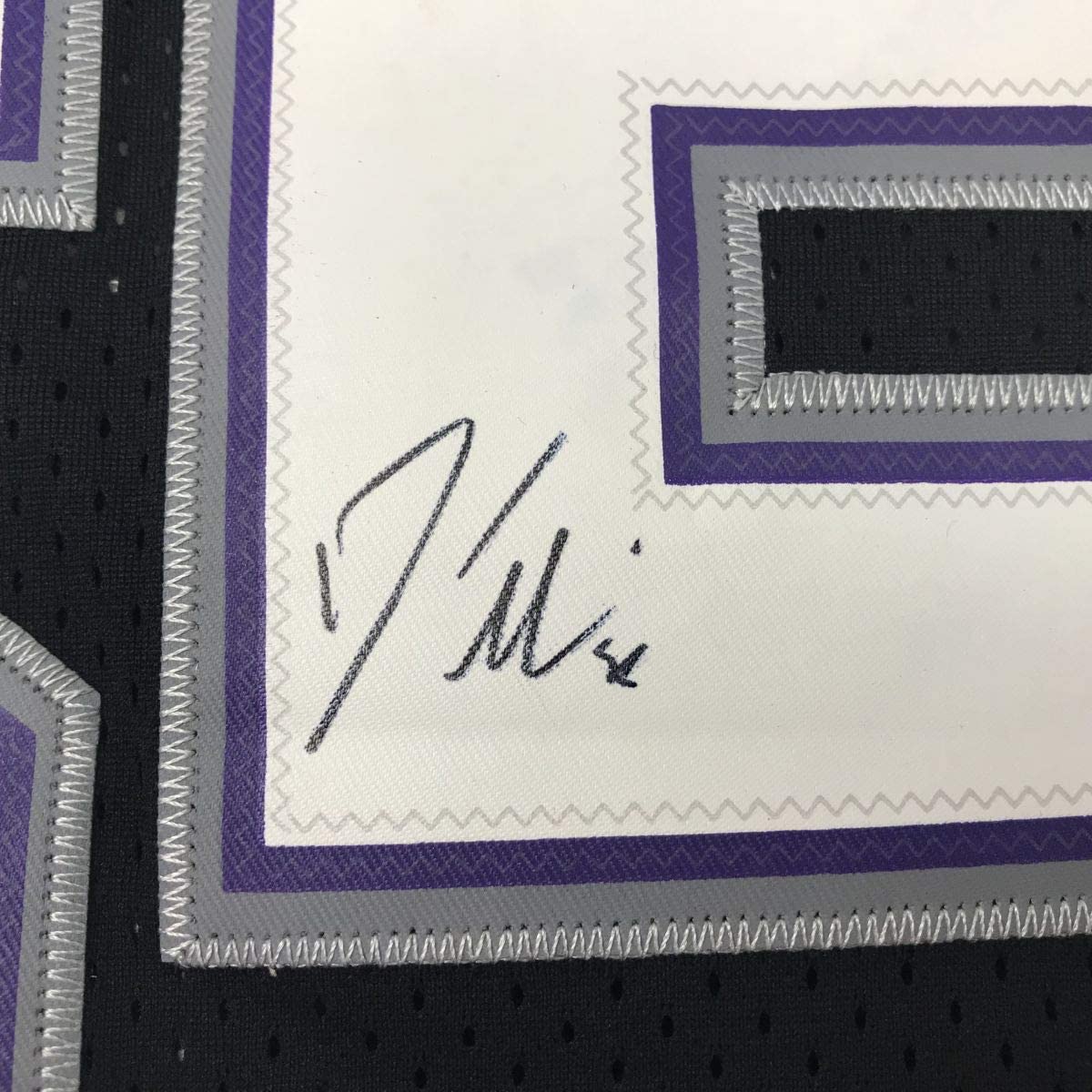 Autographed/Signed Jason Williams Sacramento Black Basketball Jersey Beckett BAS COA