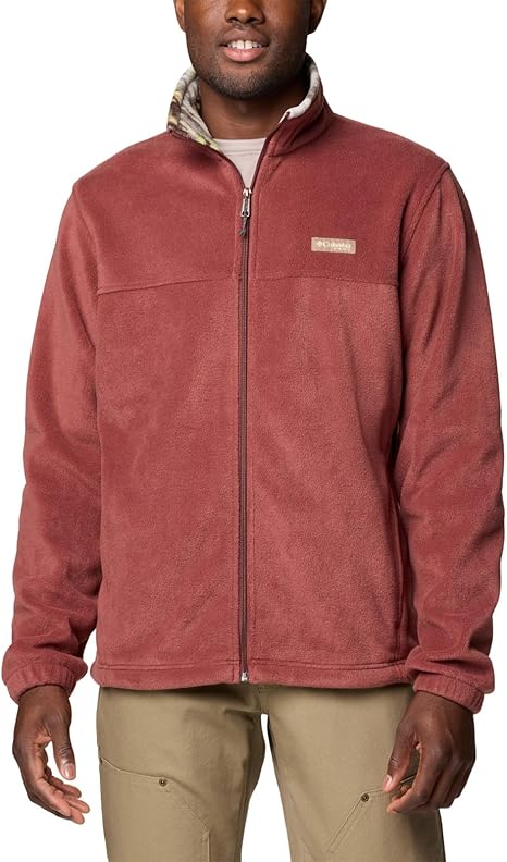 Columbia Men's PHG Fleece Jacket, Red Rocks/Timberwoods Camo, Large