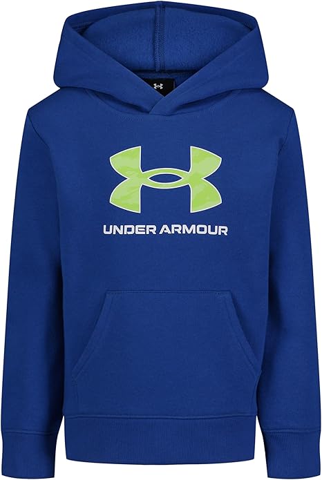 Under Armour UA RIVAL PRINT FILL HOODIE, Tech Blue, 3T