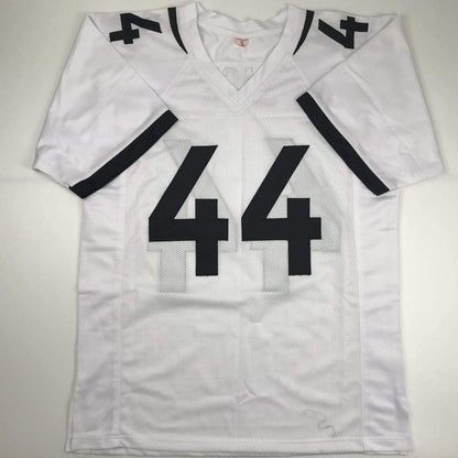 Autographed/Signed Myles Jack Jacksonville White Football Jersey JSA COA