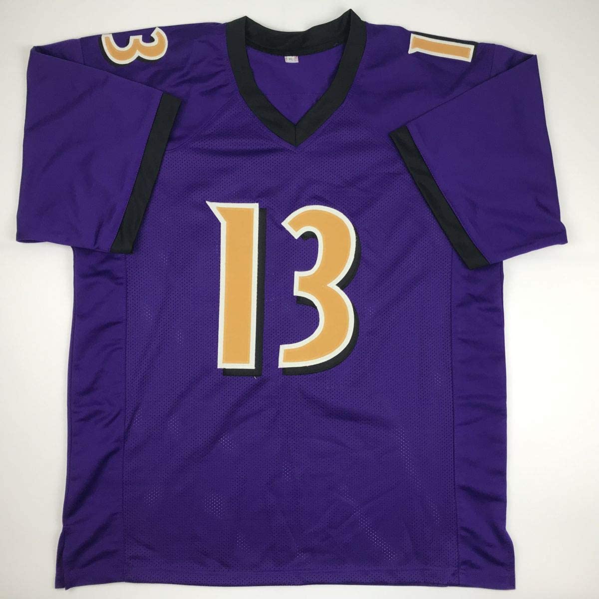 Autographed/Signed John Brown Baltimore Color Rush Football Jersey JSA COA