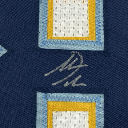 Autographed/Signed Antonio Gates Los Angeles LA White Football Jersey Beckett BAS COA