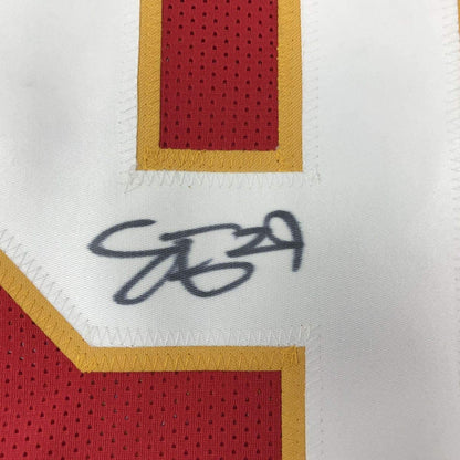 Autographed/Signed Eric Berry Kansas City Red Football Jersey PSA/DNA COA