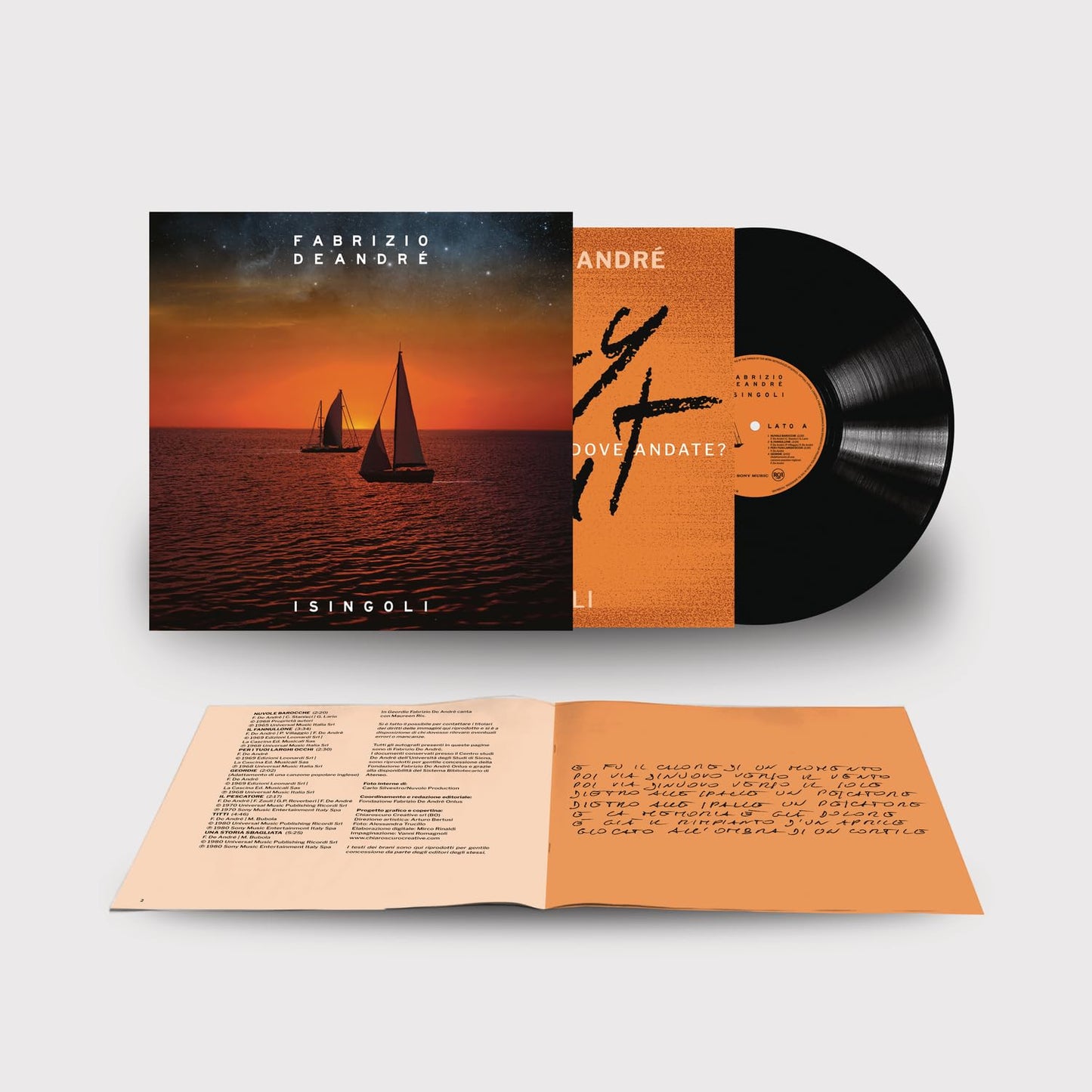 De Fabrizio Andre - I Singoli (Blk) [180 Gram] (Ita) Vinyl Record