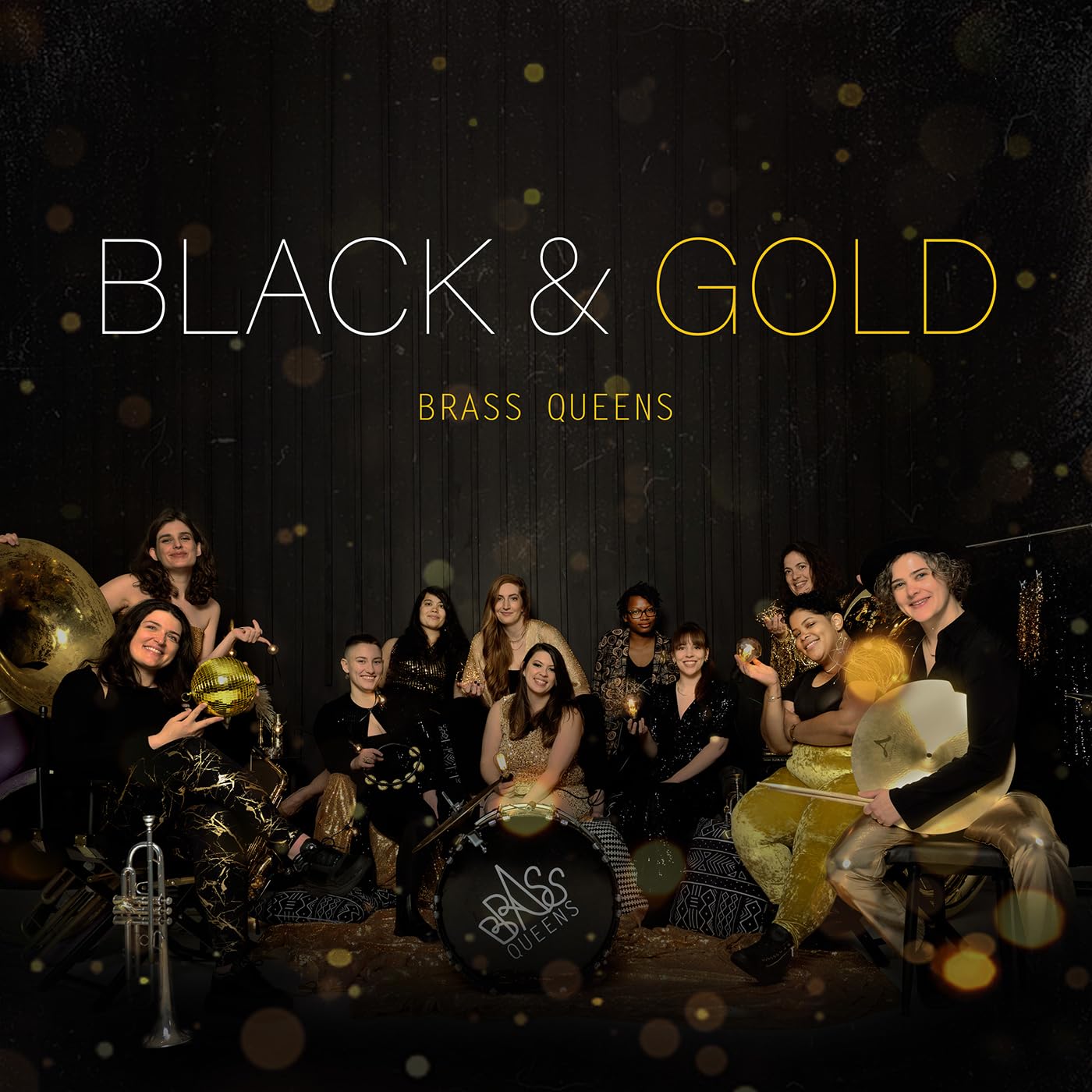 Brass Queens - Black & Gold (Blk) (Gol) [LP] Vinyl Record