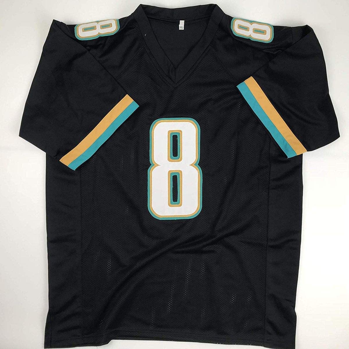 Autographed/Signed Mark Brunell Jacksonville Black Football Jersey JSA COA