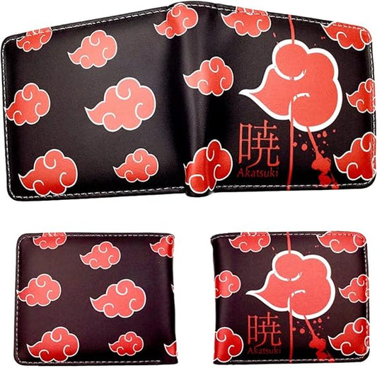 DUOAMARE Anime Men'S Wallets, Card Cases & Money Organizers Leather Rfid Blocking Bifold Stylish Chain Wallets For Men Women