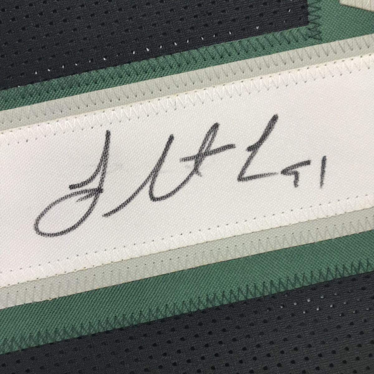 Autographed/Signed Fletcher Cox Philadelphia Black Football Jersey JSA COA