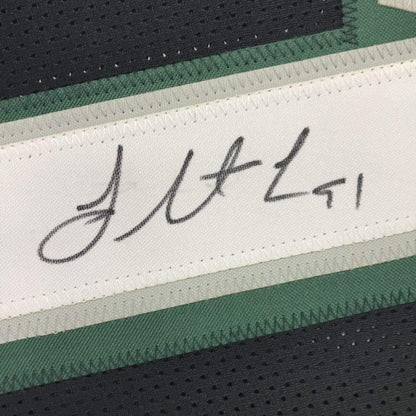 Autographed/Signed Fletcher Cox Philadelphia Black Football Jersey JSA COA