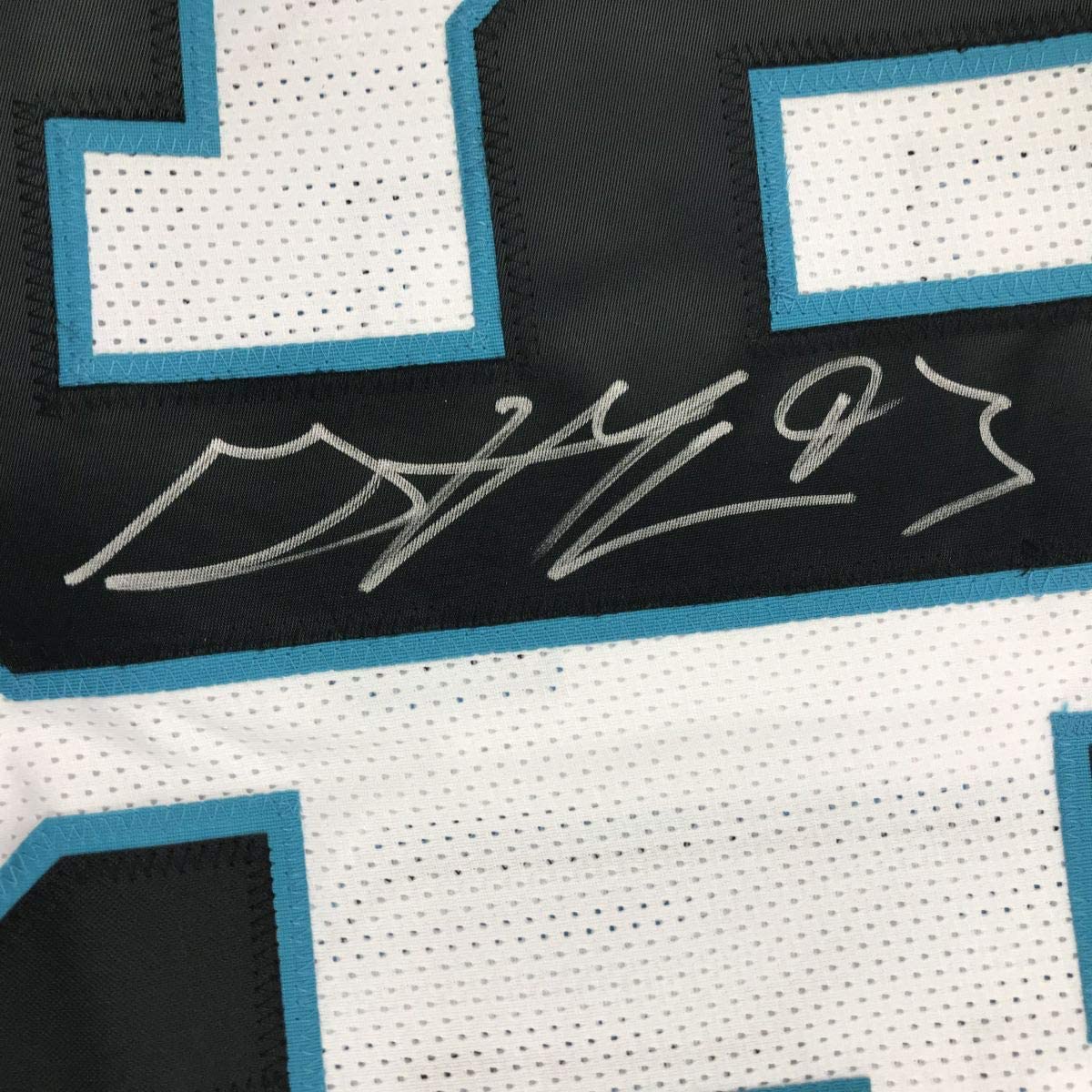 Autographed/Signed Gerald McCoy Carolina White Football Jersey Beckett BAS COA