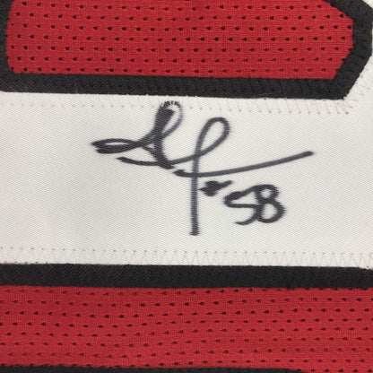 Autographed/Signed Jordan Hicks Arizona Red Football Jersey JSA COA