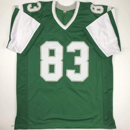 Autographed/Signed Vince Papale Philadelphia Green Football Jersey JSA COA