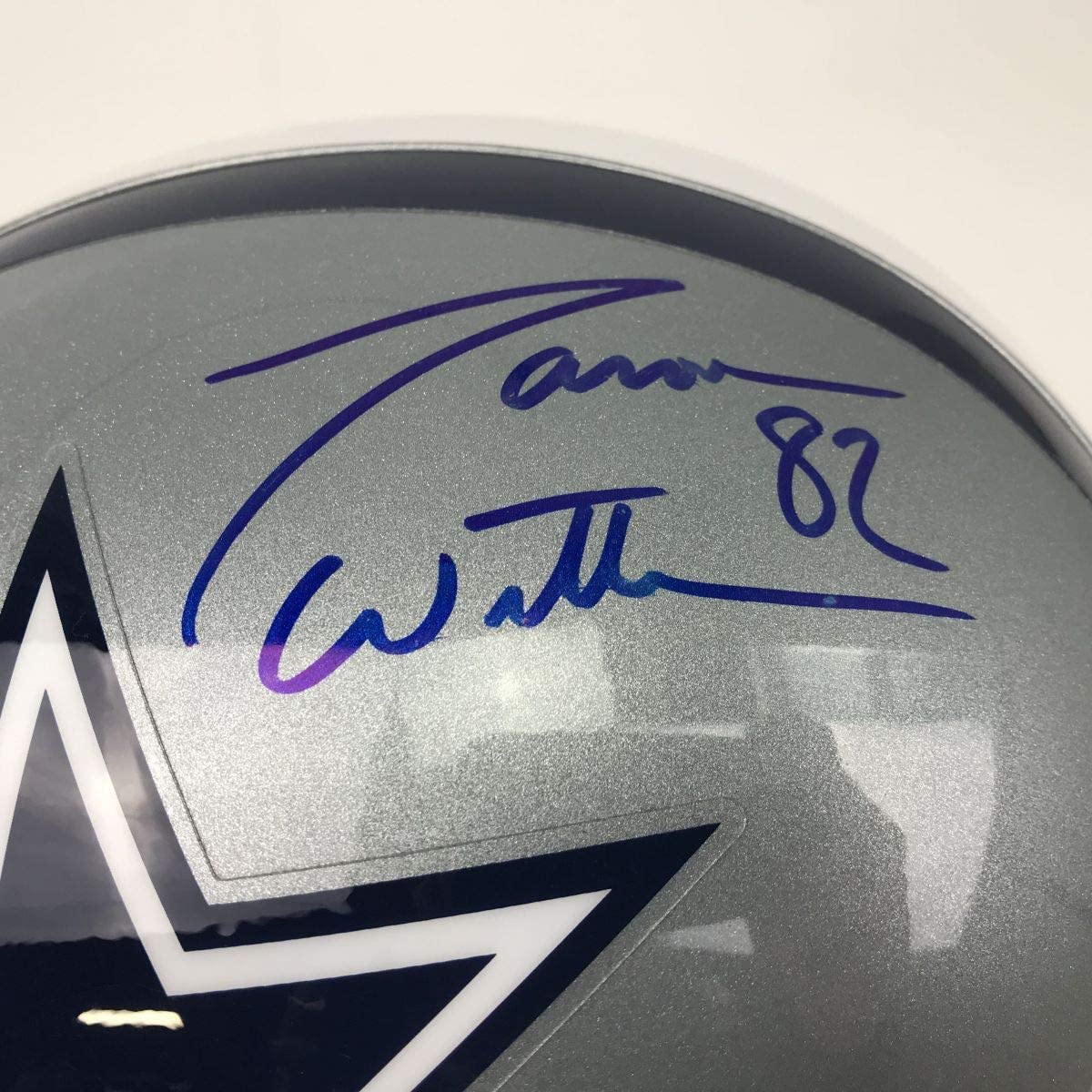 Autographed/Signed Jason Witten Dallas Cowboys Full Size FS F/S Replica Football Helmet JSA COA