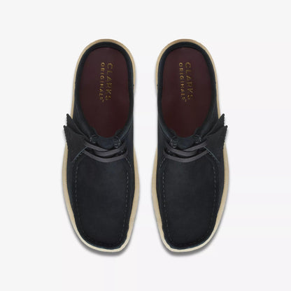 Clarks Men's Wallabee Cup Lo Mules, Black Suede, 10 M US, 26167285