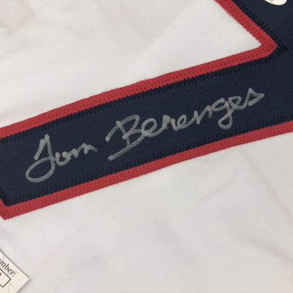 Autographed/Signed Tom Berenger Jake Taylor Major League Cleveland Baseball Jersey JSA COA