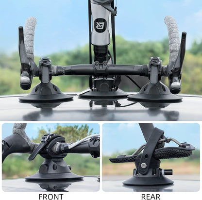 ROCKBROS Inverted Suction Cup Bike Rack Secure Mount for 1 Bike No Removal Needed