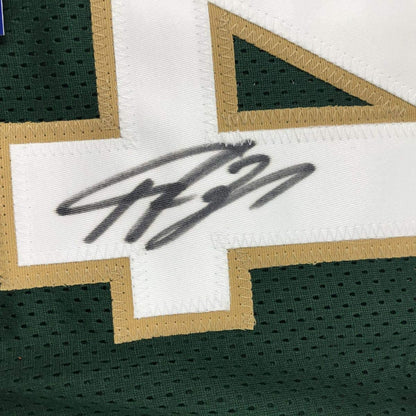 Autographed/Signed Giannis Antetokounmpo Milwaukee Green Basketball Jersey PSA/DNA COA