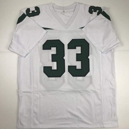 Autographed/Signed Jamal Adams New York White Football Jersey JSA COA