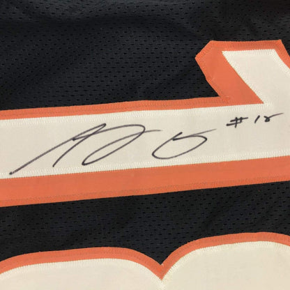 Autographed/Signed AJ A.J. Green Cincinnati Black Football Jersey JSA COA