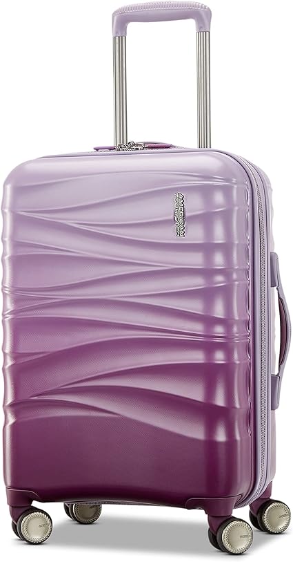 American Tourister Cascade Hardside Expandable Luggage Wheels, Purple Haze, 20-Inch Spinner
