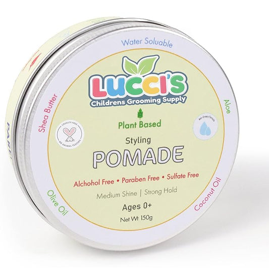 Baby Hair Gel Š—– 5oz Plant-Based Styling Hair Pomade for Infants Š—– No Parabens or Sulphates Š—– Medium Shine and Strong Hold Hair Paste for Kids