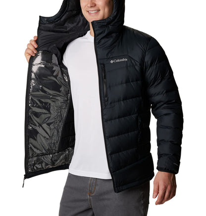 Columbia Men's Autumn Park Down Hooded Jacket, Black, Medium