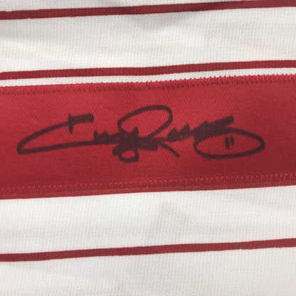 Autographed/Signed Jimmy Rollins Philadelphia Pinstripe Baseball Jersey Beckett BAS COA