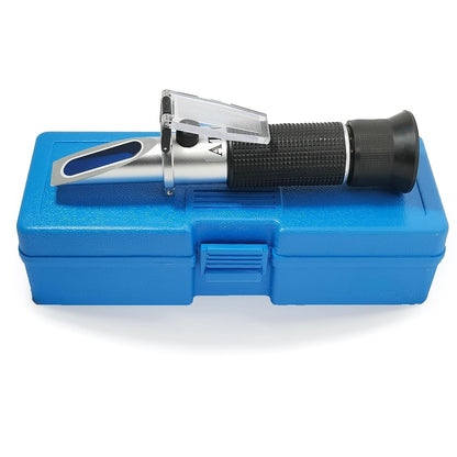 4-in-1 DEF Antifreeze Coolant Refractometer for Automobile Antifreeze System, Diesel Exhaust Fluid, Battery Acid and Windshield Washer Fluid
