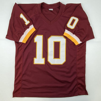 Autographed/Signed Curtis Samuel Washington Burgundy Football Jersey JSA COA