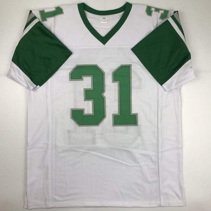 Autographed/Signed Wilbert Montgomery Inscribed Philadelphia White Football Jersey PSA/DNA COA