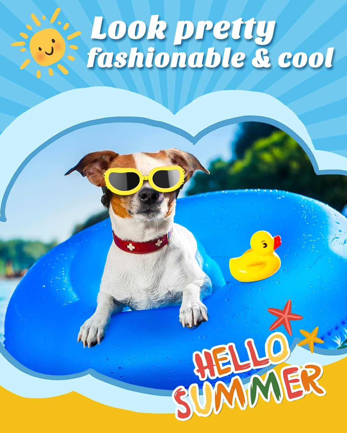 Dog goggle cute style 4 colors