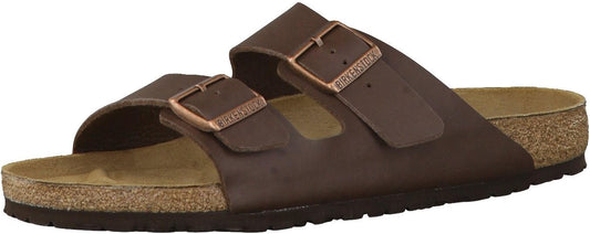 BIRKENSTOCK Unisex Arizona Brown Birko Flor Sandals - 10 D(M) US Men