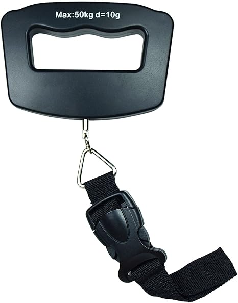 Horizon 50kg /110 LB x 10g Digital Travel Luggage Scale Hanging Scale with Strap