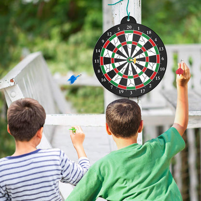 Magnetic Dart Board, 12pcs, Safe Indoor/Party Game for ages 5-12 and Adult