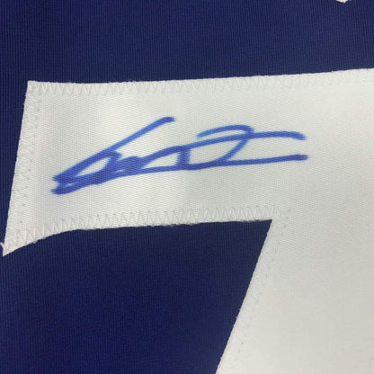 Autographed/Signed Vladimir Vlad Guerrero Jr. Toronto Blue Baseball Jersey JSA COA