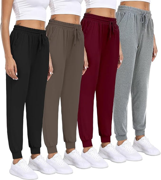 Women's Lightweight Sweatpants Jogger Pants with Pockets, Yoga Workout Running Casual Pants