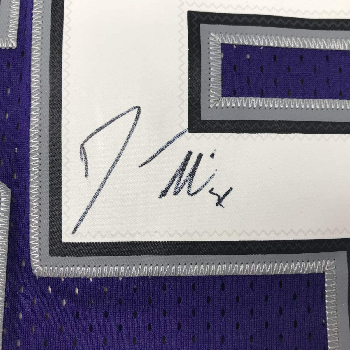 Autographed/Signed Jason Williams Sacramento Purple Basketball Jersey Beckett BAS COA