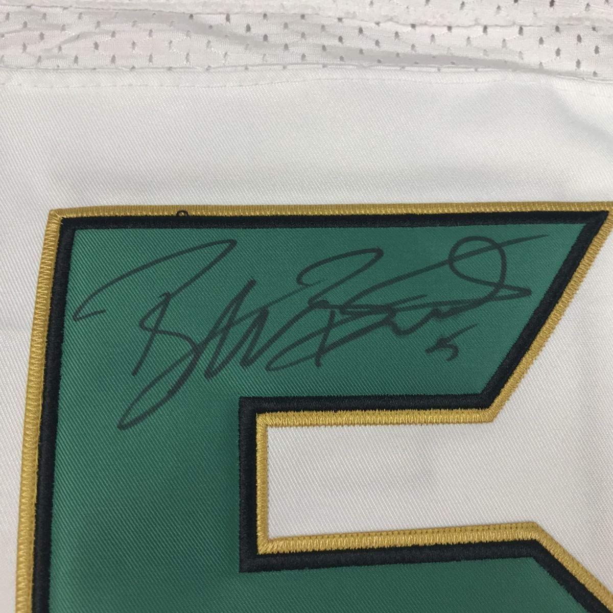 Autographed/Signed Blake Bortles Jacksonville White Football Jersey Beckett BAS COA