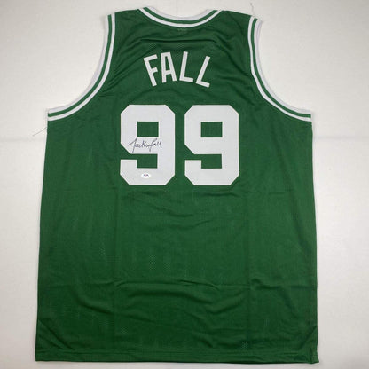 Autographed/Signed Tacko Fall Boston Green Basketball Jersey PSA/DNA COA