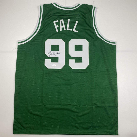 Autographed/Signed Tacko Fall Boston Green Basketball Jersey PSA/DNA COA