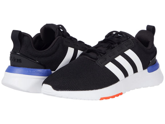 adidas Unisex-Child Racer TR21 Running Shoe, Black/White/Sonic Ink, 2.5 Little Kid