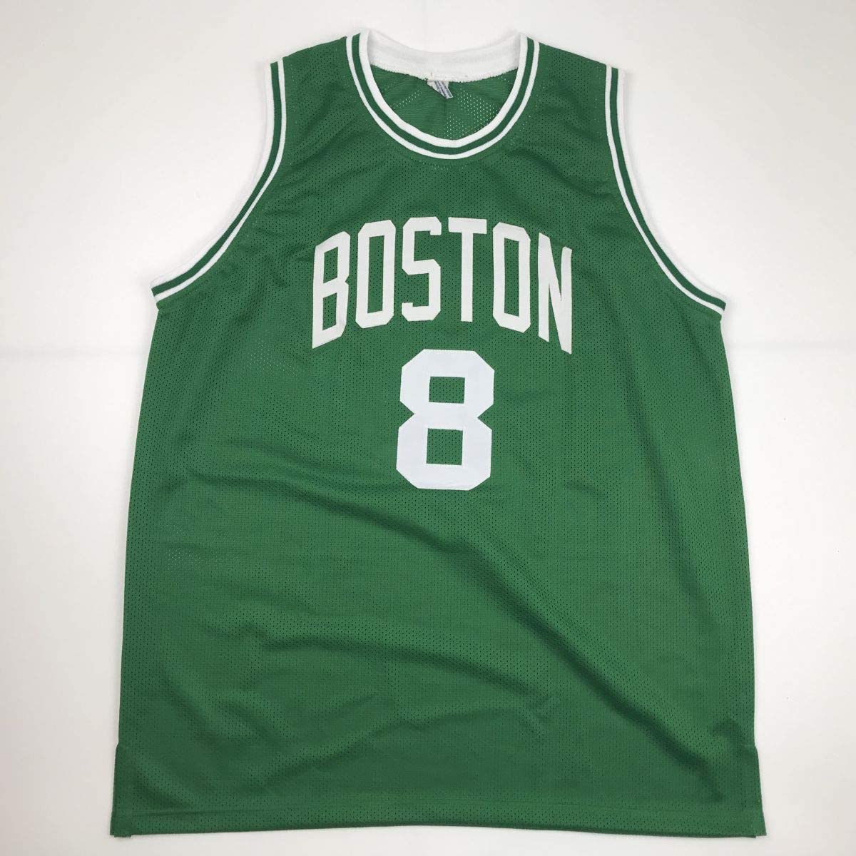 Autographed/Signed Kemba Walker Boston Green Basketball Jersey JSA COA