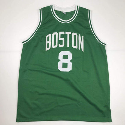 Autographed/Signed Kemba Walker Boston Green Basketball Jersey JSA COA