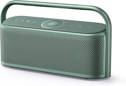 Soundcore Motion X600 by Anker Portable Bluetooth Speaker, Hi-Res Spatial Audio with Wireless 50W Sound, IPX7 Waterproof, Pro EQ, AUX-in, Speaker for Home, Office, Backyard and Bathroom Use (Green)