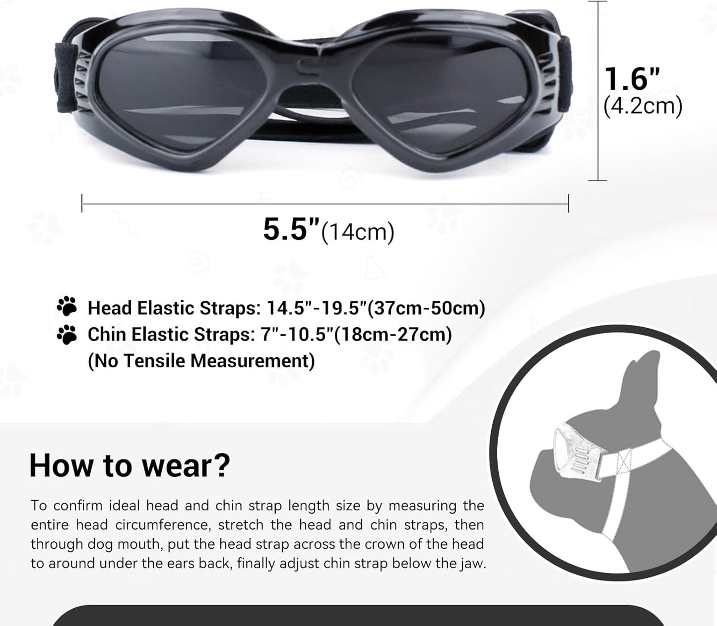 Dog goggles sunglasses cool accessories