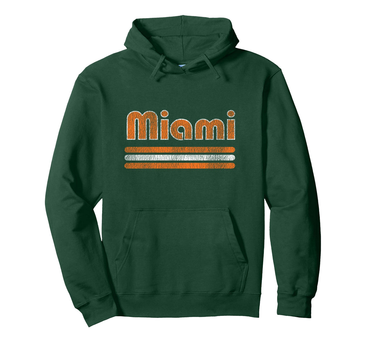 Miami Distressed Florida Locals Hoodie - Unique Graphic Unisex