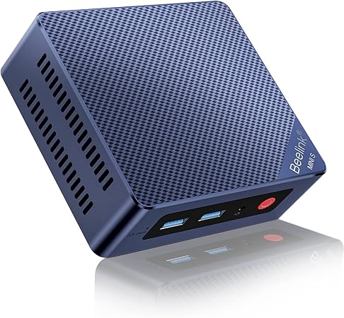 Beelink Mini S13 Mini PC, Intel 13th N150 (up to 3.6GHz), 16GB DDR4 500GB M.2 SSD Desktop Computers, Intel Unison App/4K Dual HDMI Display/WiFi 6/BT5.2/4x USB3.2/VESA/1000Mbps LAN/WOL Office/Home PC