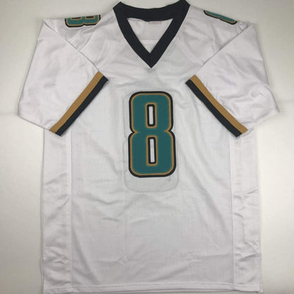 Autographed/Signed Mark Brunell Jacksonville White Football Jersey PSA/DNA COA