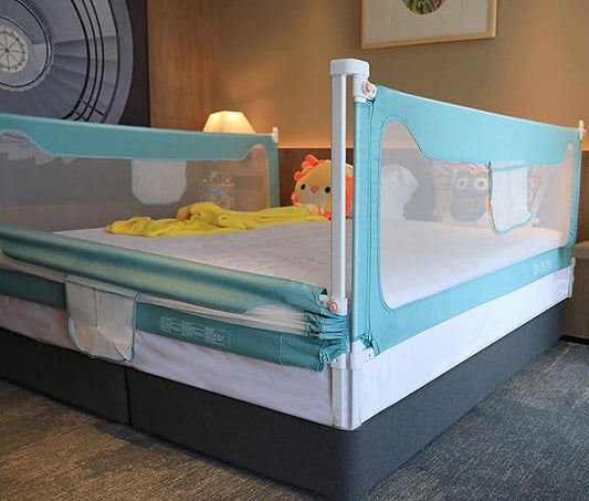 BabyGuard Bed Rails for Toddlers - Extra Long and Tall Specially Designed for Twin, Full, Queen, King (79in(200cm))